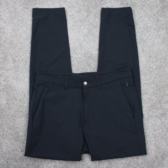 Lululemon Commission Pants Men 32 Gray Slim Fit Warpstreme Athleisure 30" inseam - Picture 1 of 13